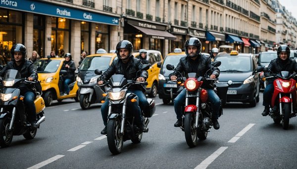 Les avantages du taxi moto à paris pour éviter les bouchons
